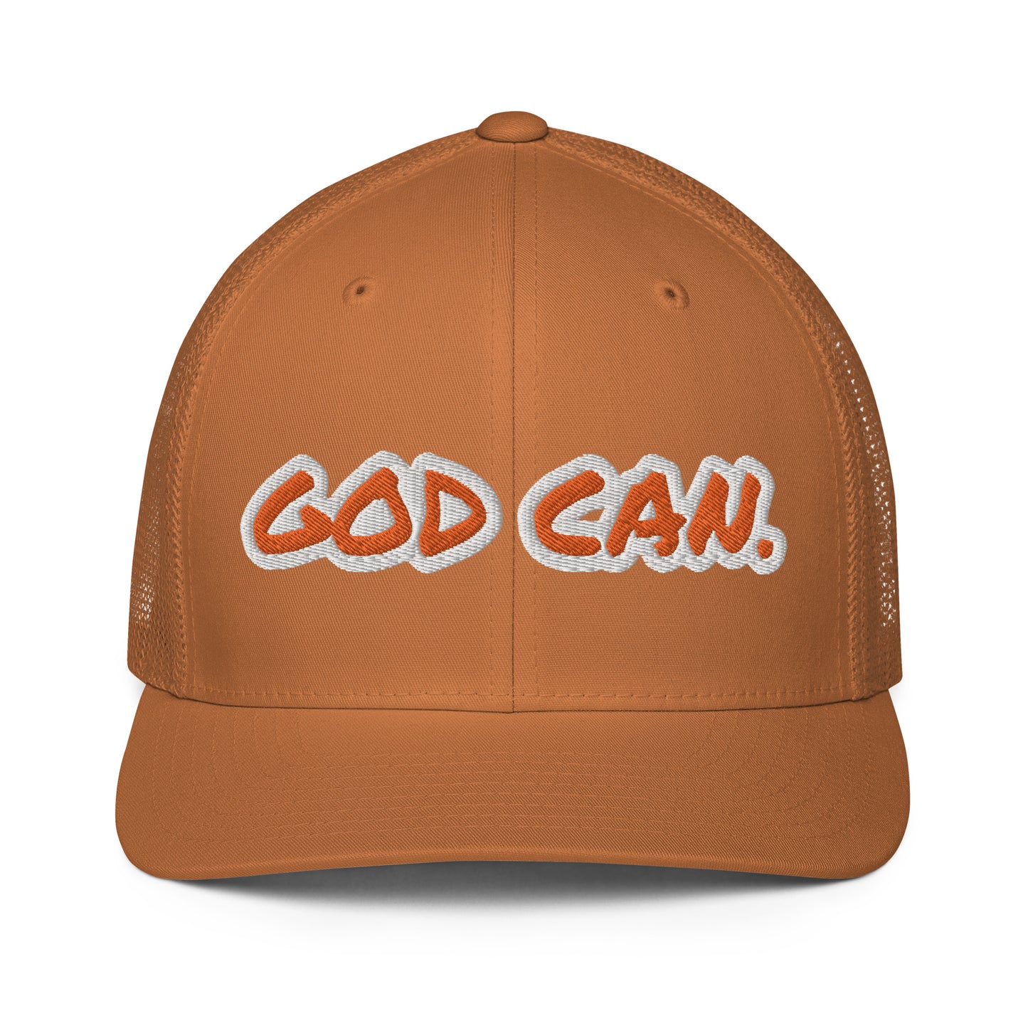 God Can- Closed-back trucker cap