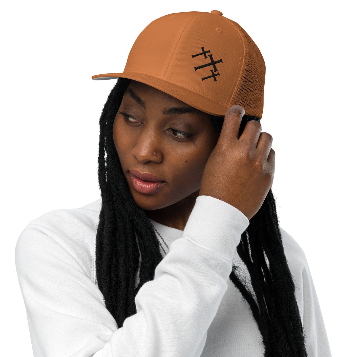 Trinity Crosses - Closed-back trucker cap