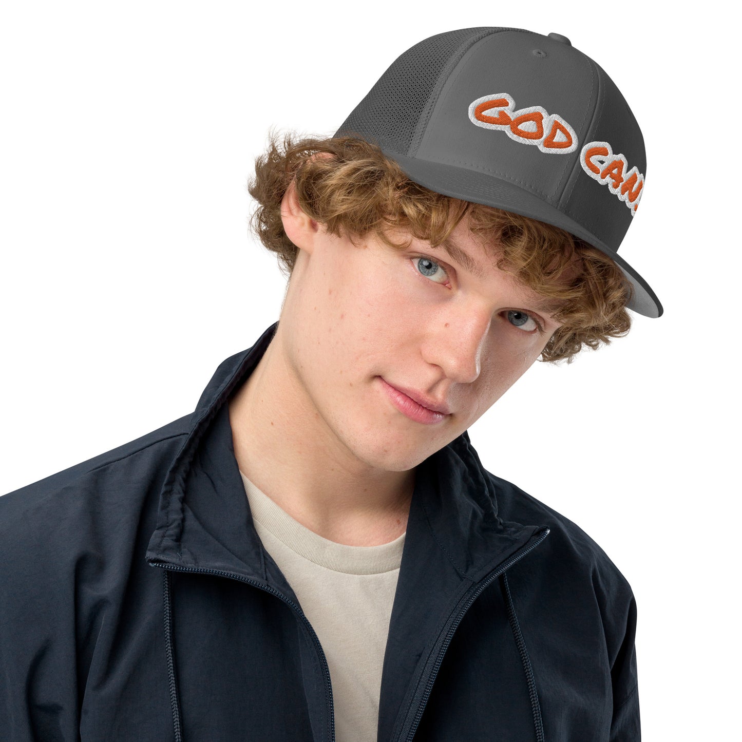 God Can- Closed-back trucker cap