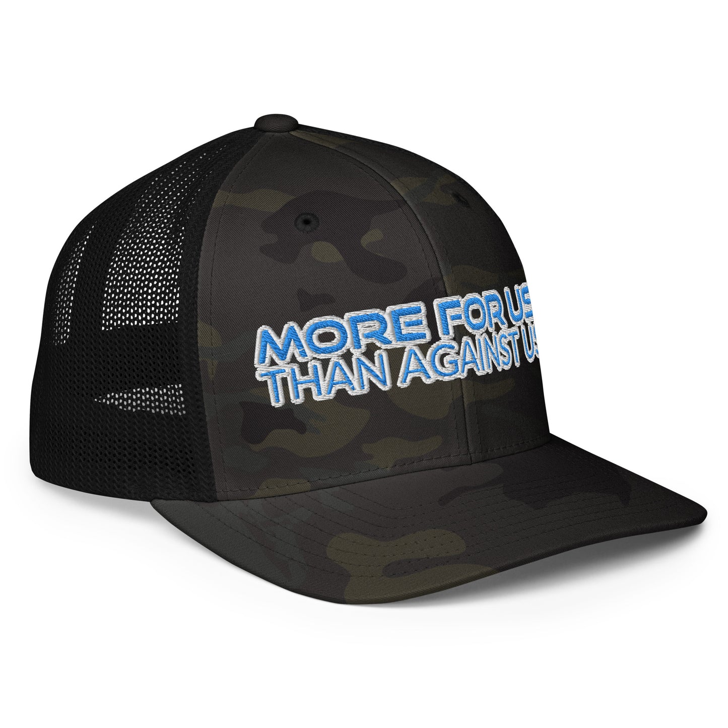 More for Us- Closed-back trucker cap