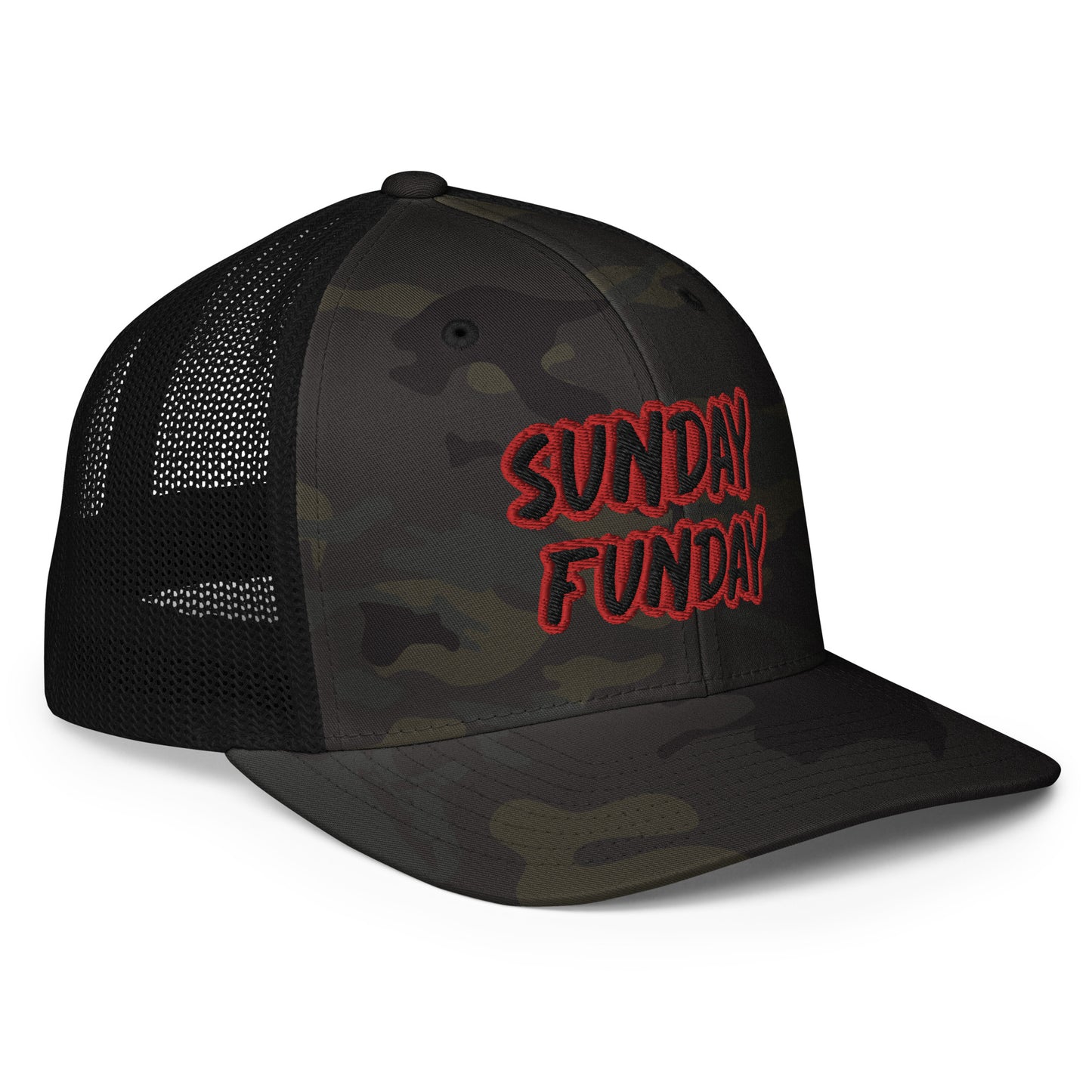 Sunday Funday- Closed-back trucker cap