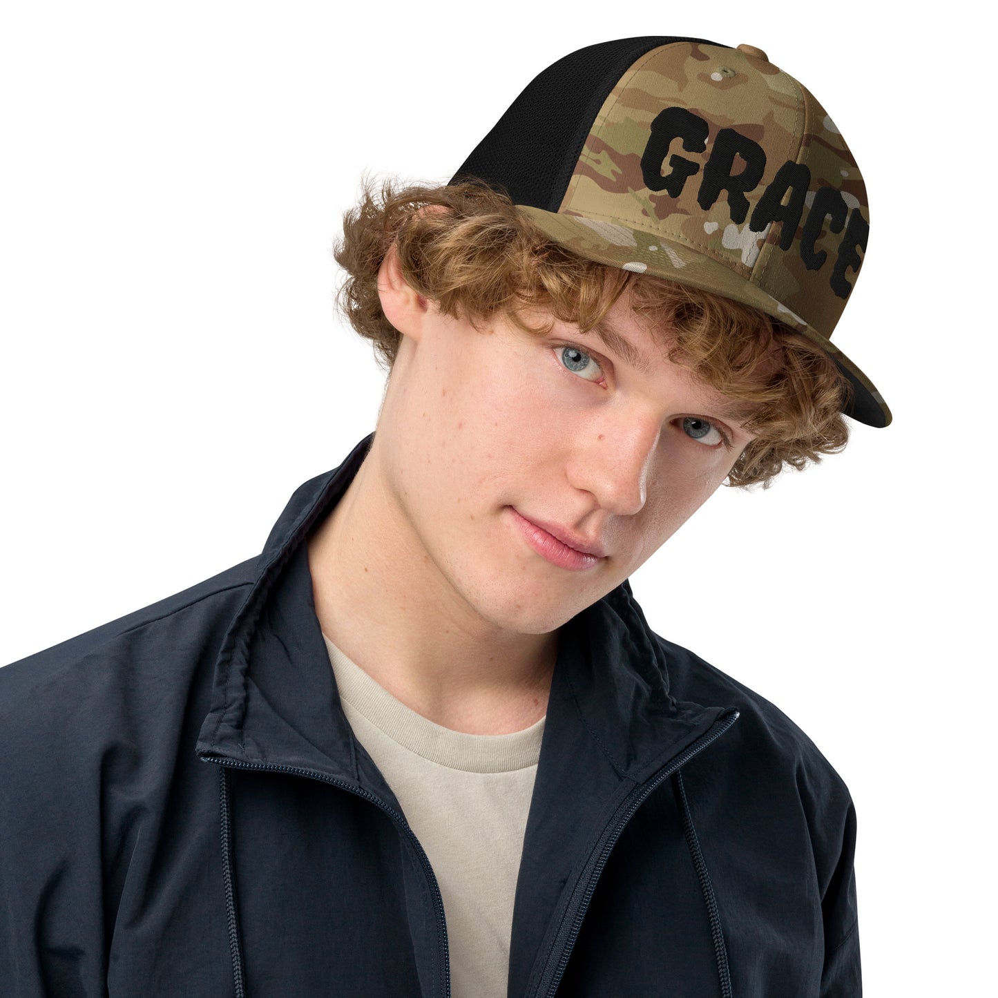 Grace- Closed-back trucker cap