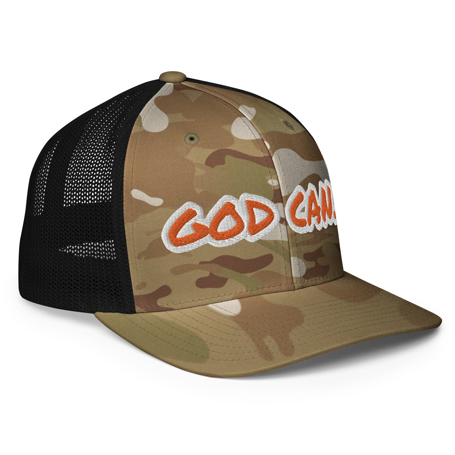 God Can- Closed-back trucker cap