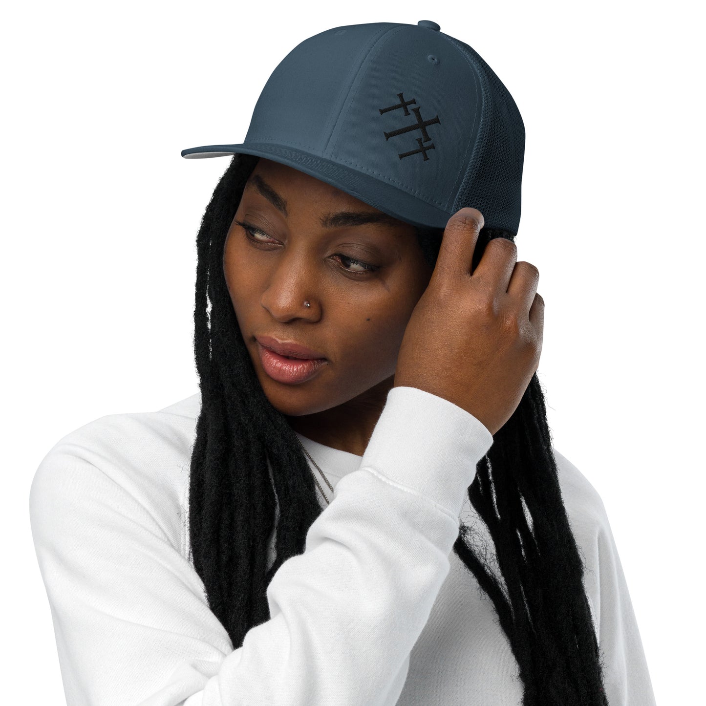 Trinity Crosses - Closed-back trucker cap