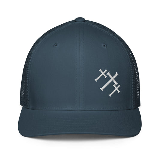 Trinity Crosses- Closed-back trucker cap