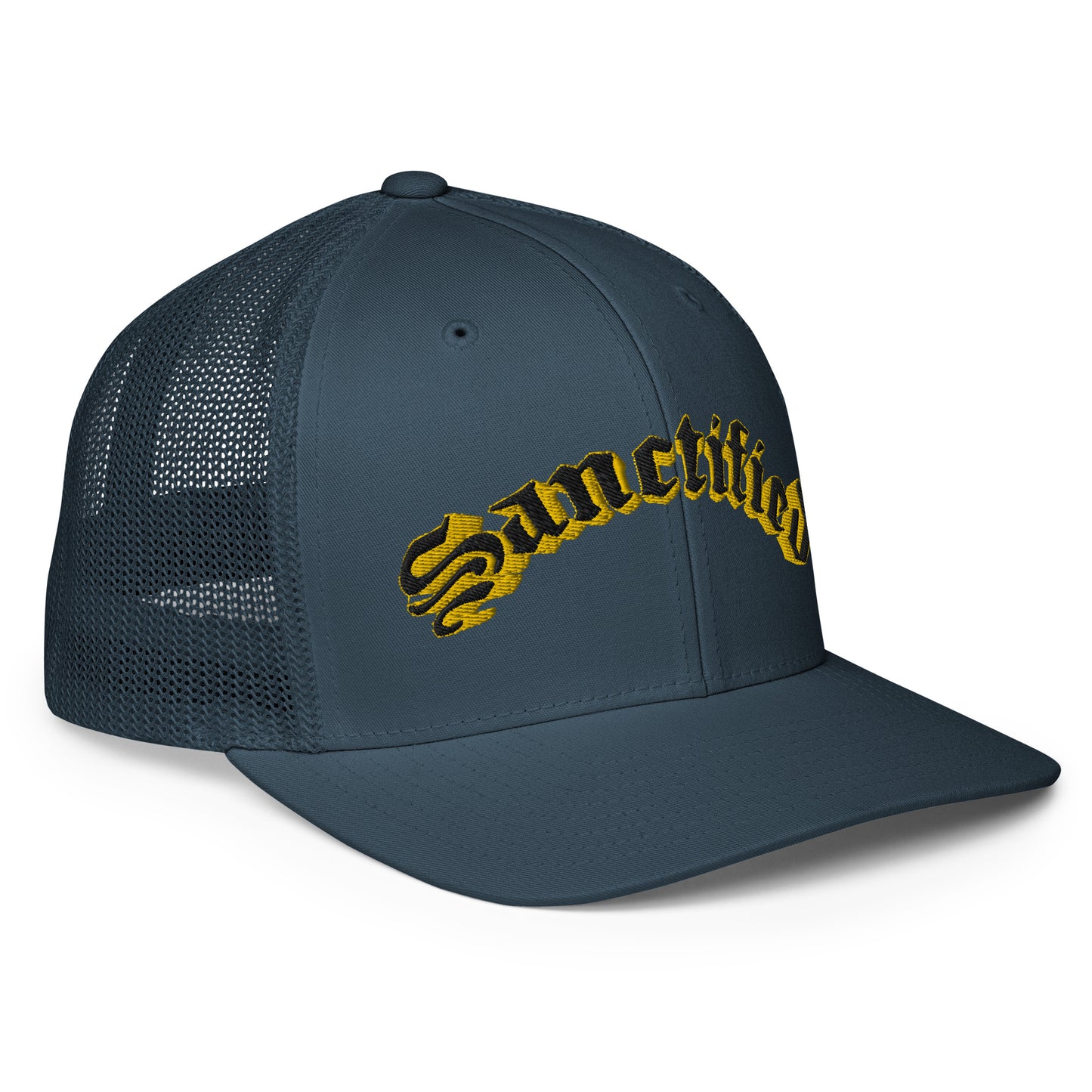 Sanctified Signature- Closed-back trucker cap