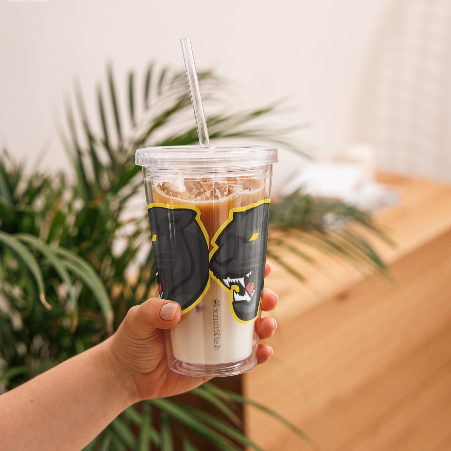 Snider H.S. Clear plastic tumbler