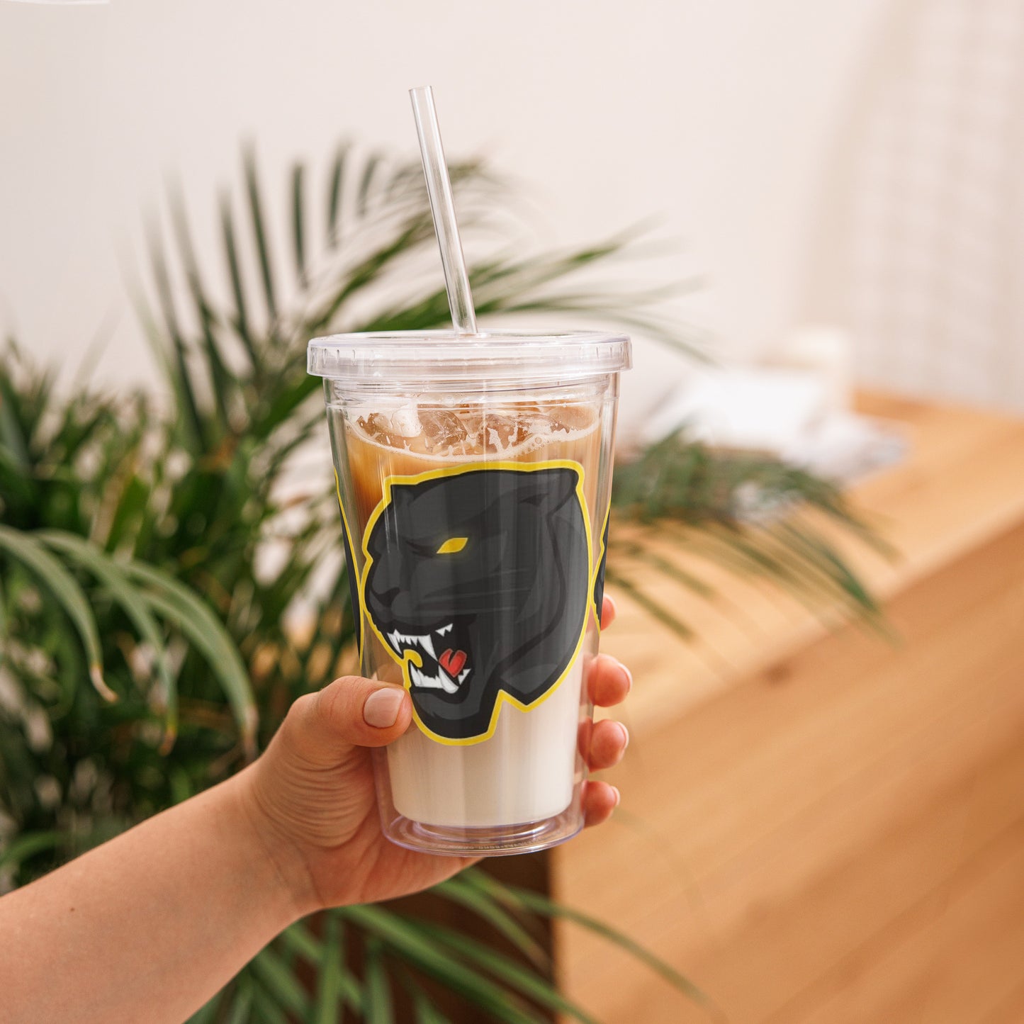 Snider H.S. Clear plastic tumbler