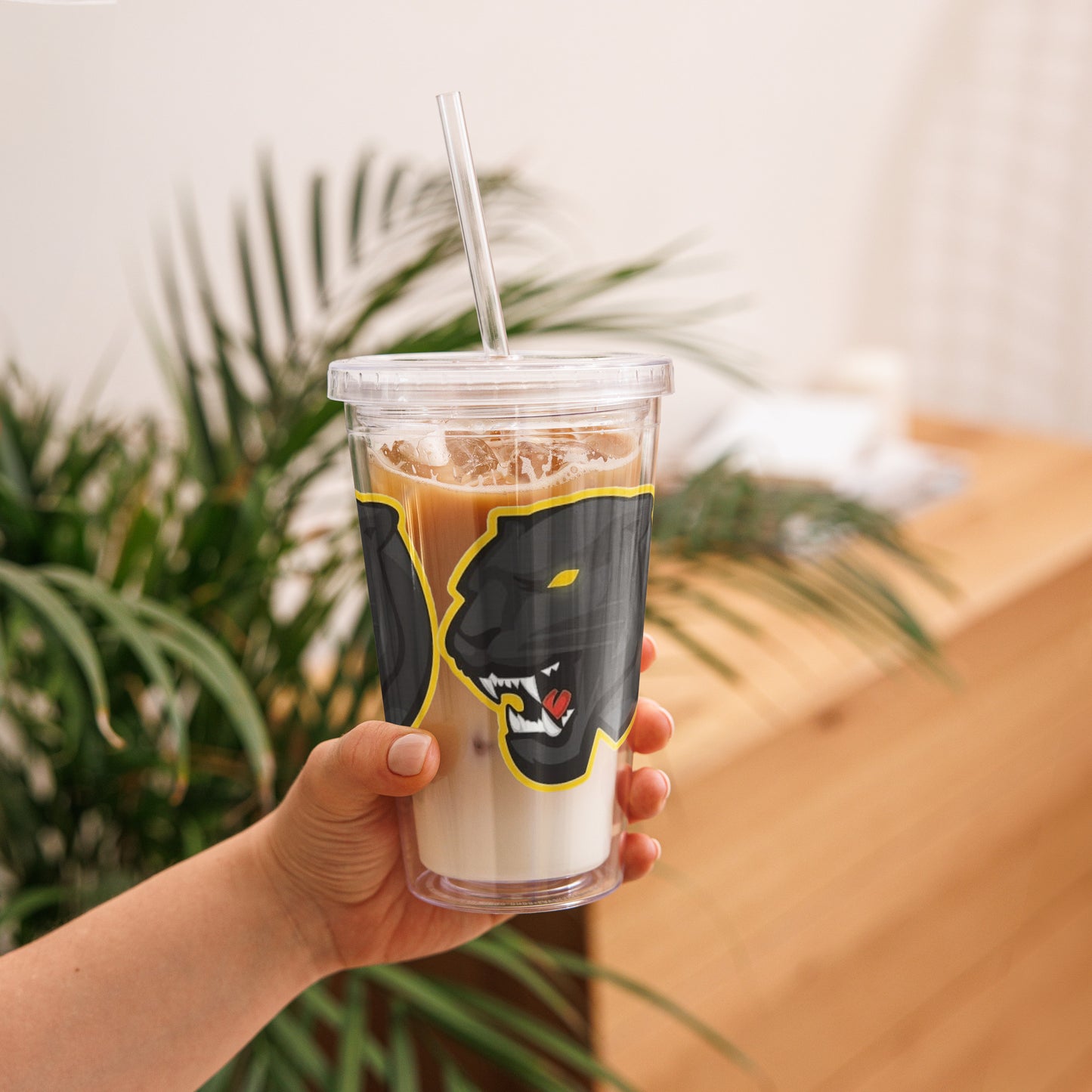 Snider H.S. Clear plastic tumbler