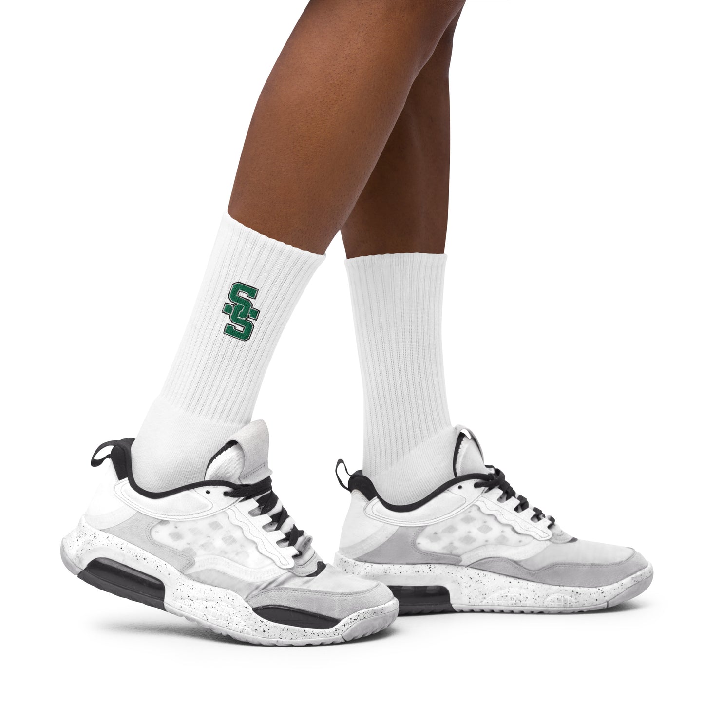 South Side H.S. Embroidered socks