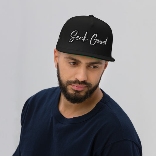 Seek Good- Flat Bill Cap