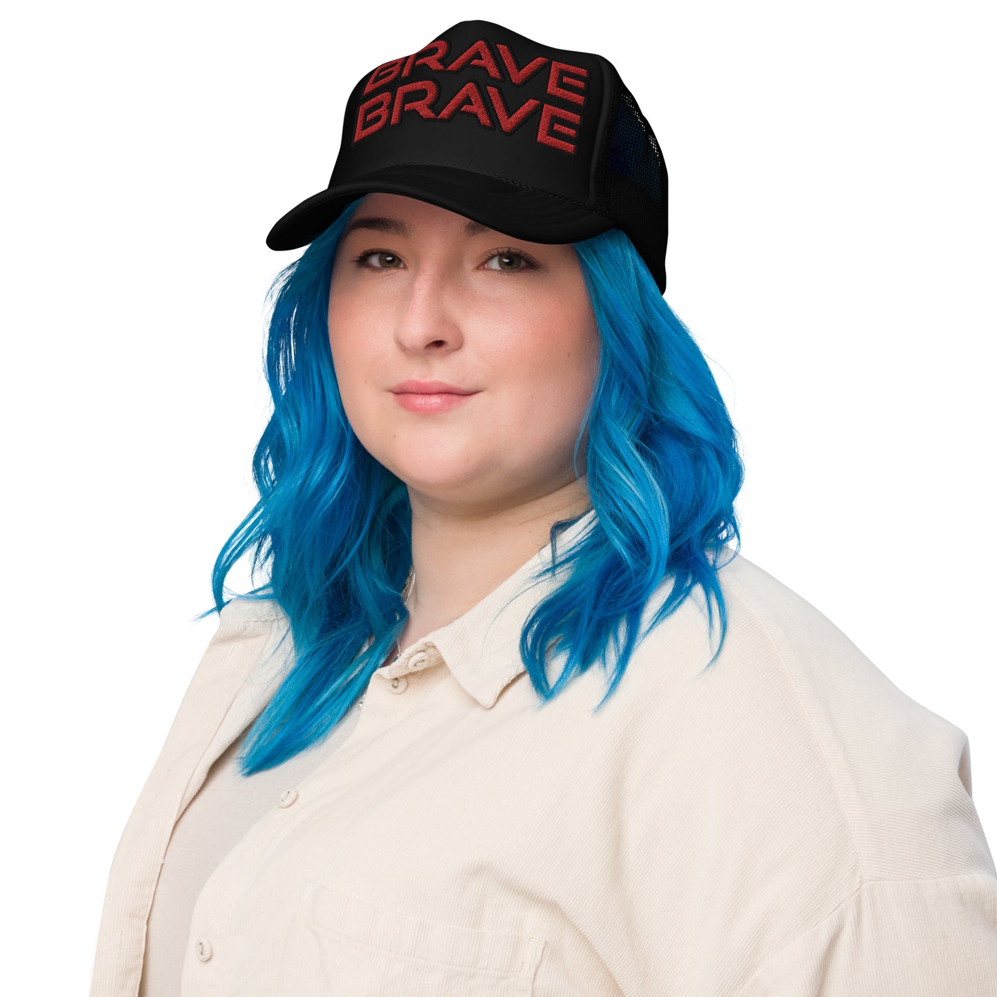 BRAVE BRAVE- Foam trucker hat