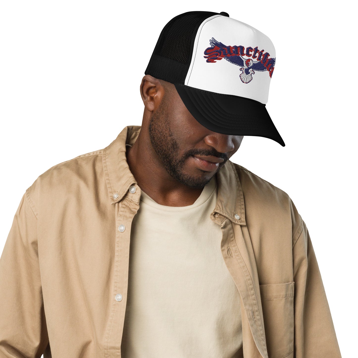 SANCTIFIED- Foam trucker hat