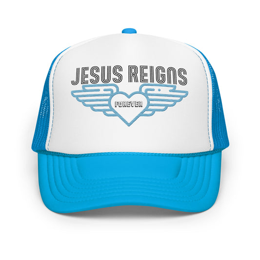 JEUS REIGNS FOREVER- Foam trucker hat