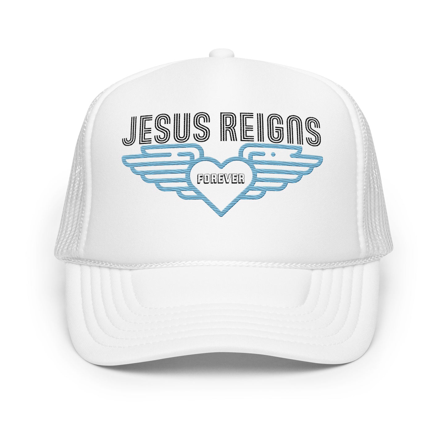 JEUS REIGNS FOREVER- Foam trucker hat
