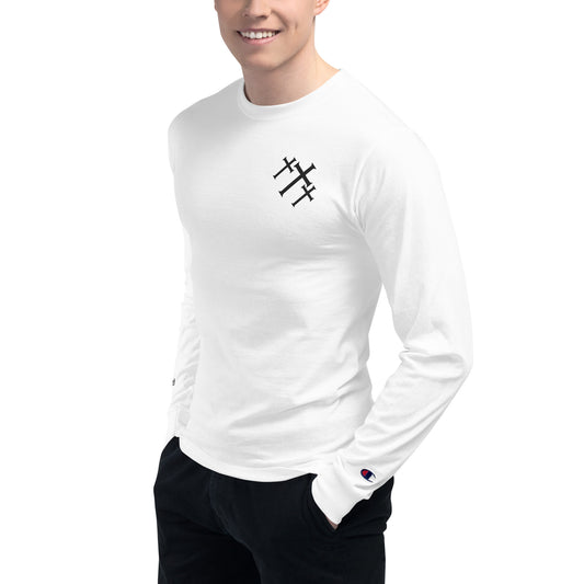 Men's Champion Long Sleeve Shirt with Embroidered Front