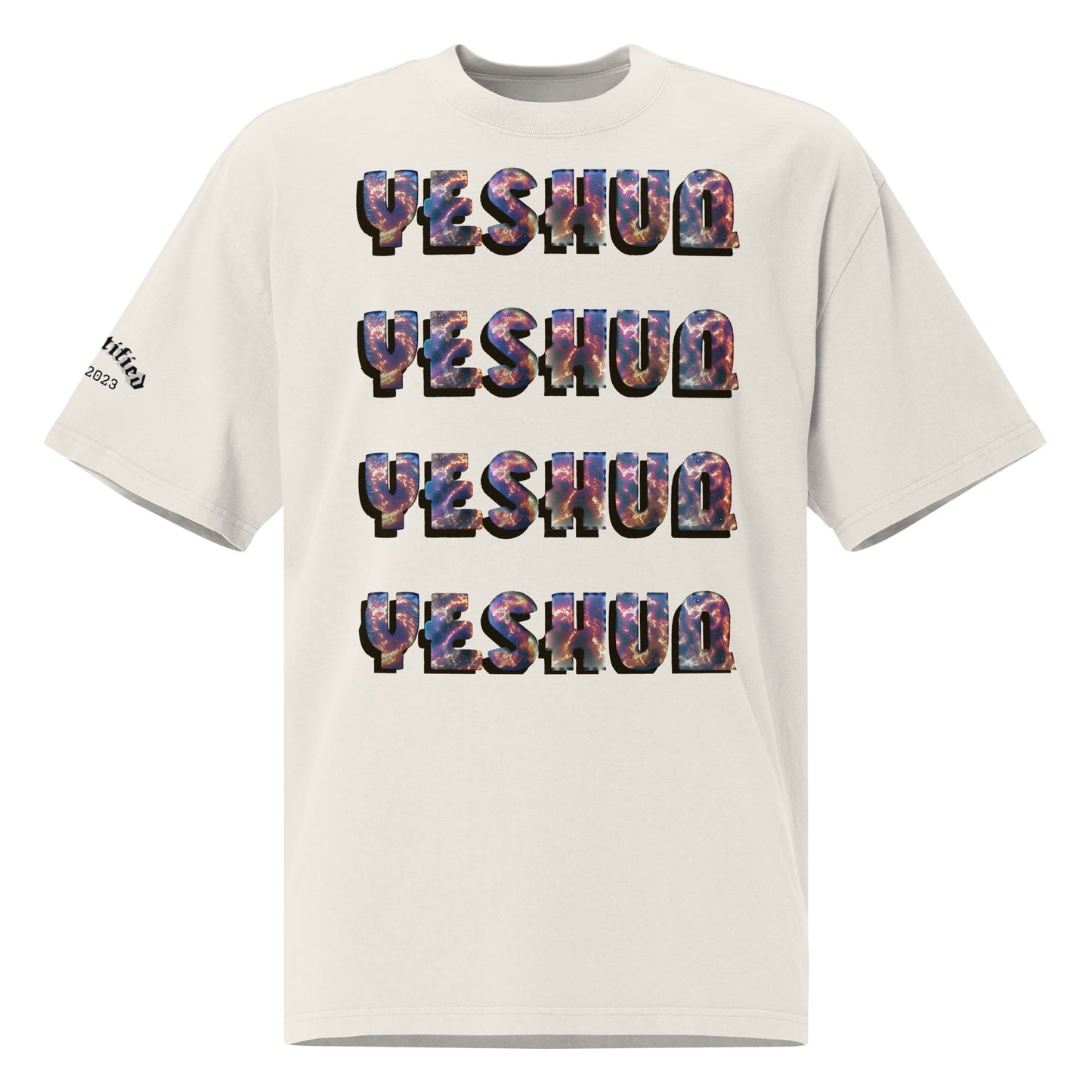 YESHUA- Oversized faded t-shirt