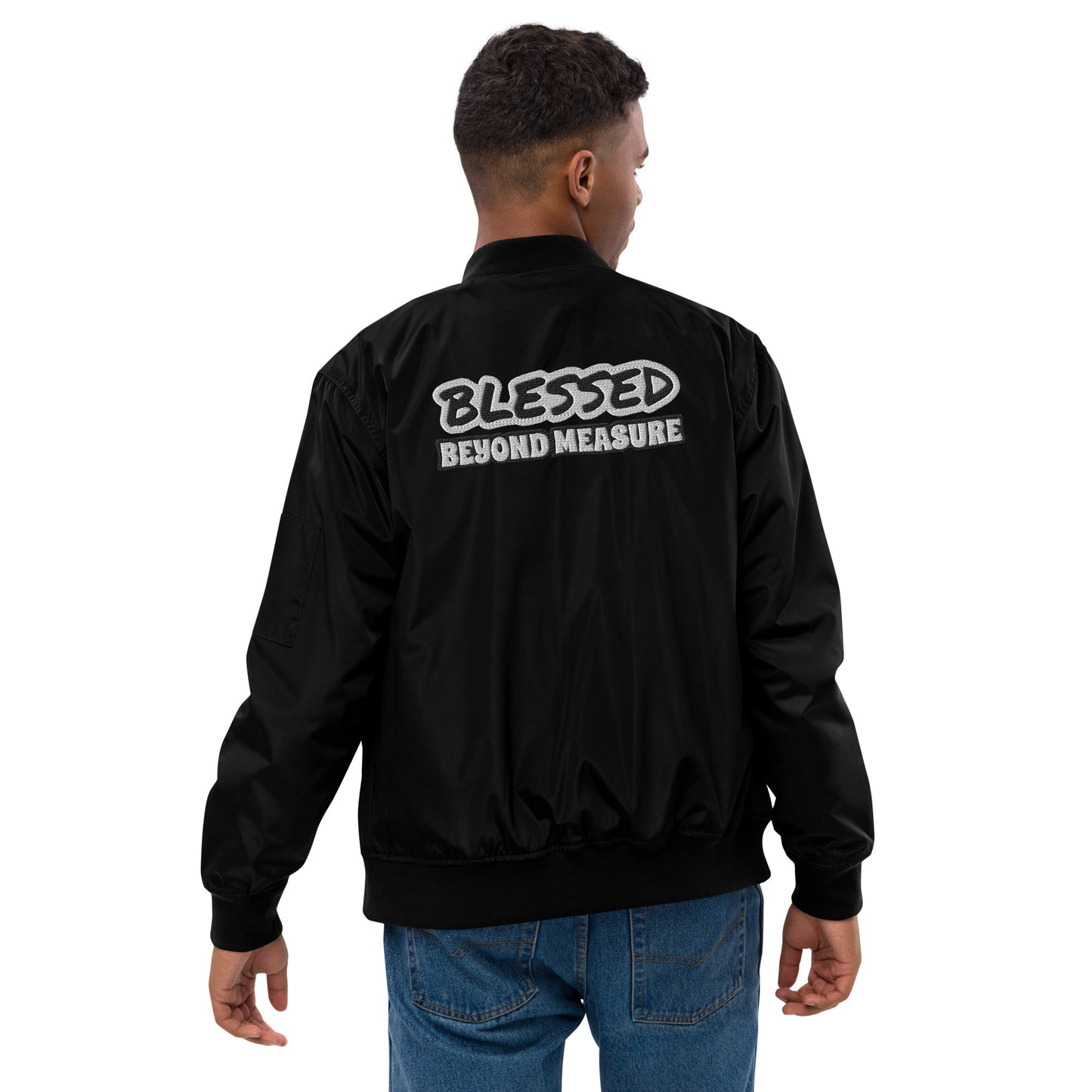 Premium recycled bomber jacket