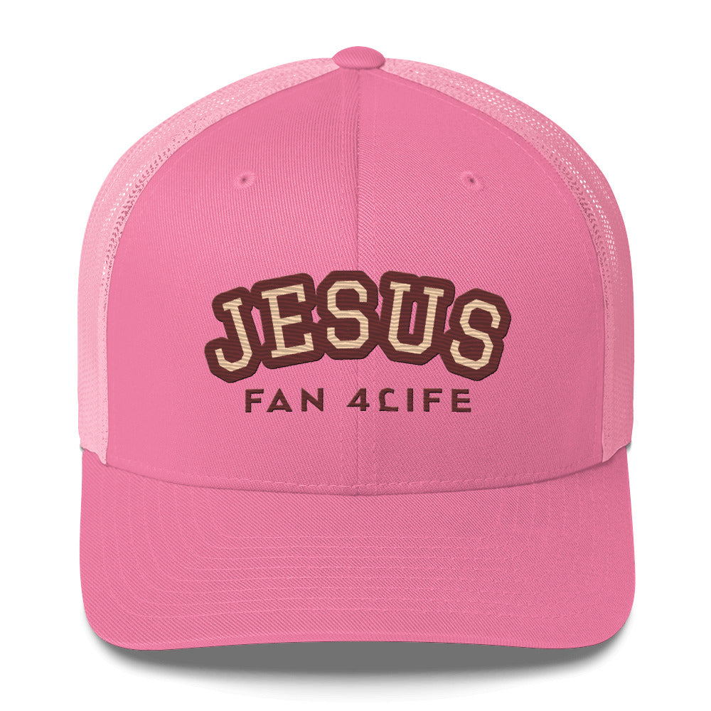 Jesus Fan 4Life- Trucker Cap