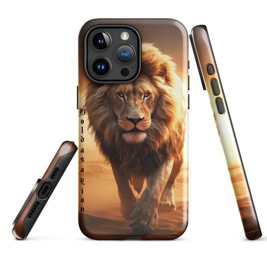 BOLD AS A LION- Tough Case for iPhone®