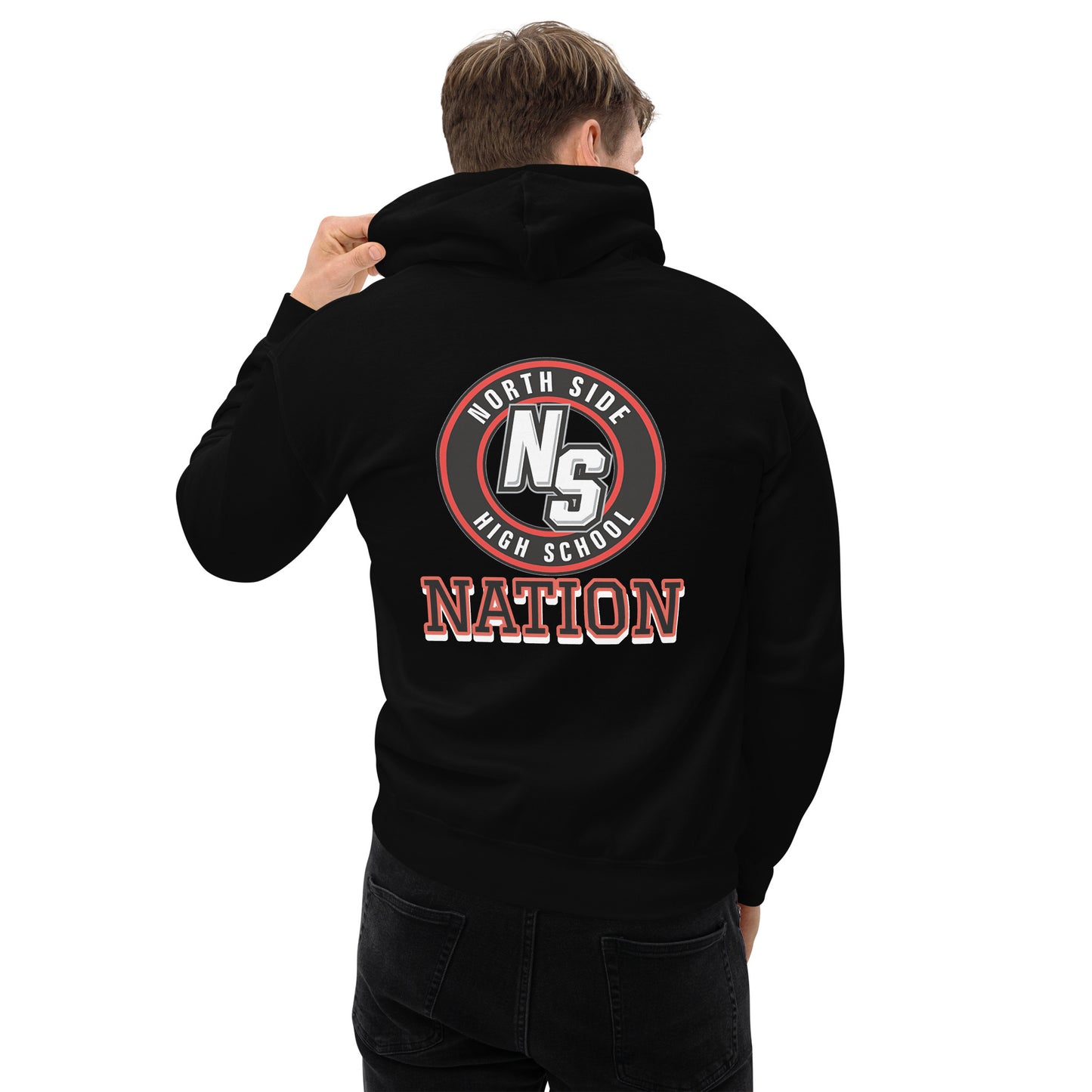 North Side H.S. Embroidered Front  Unisex Hoodie