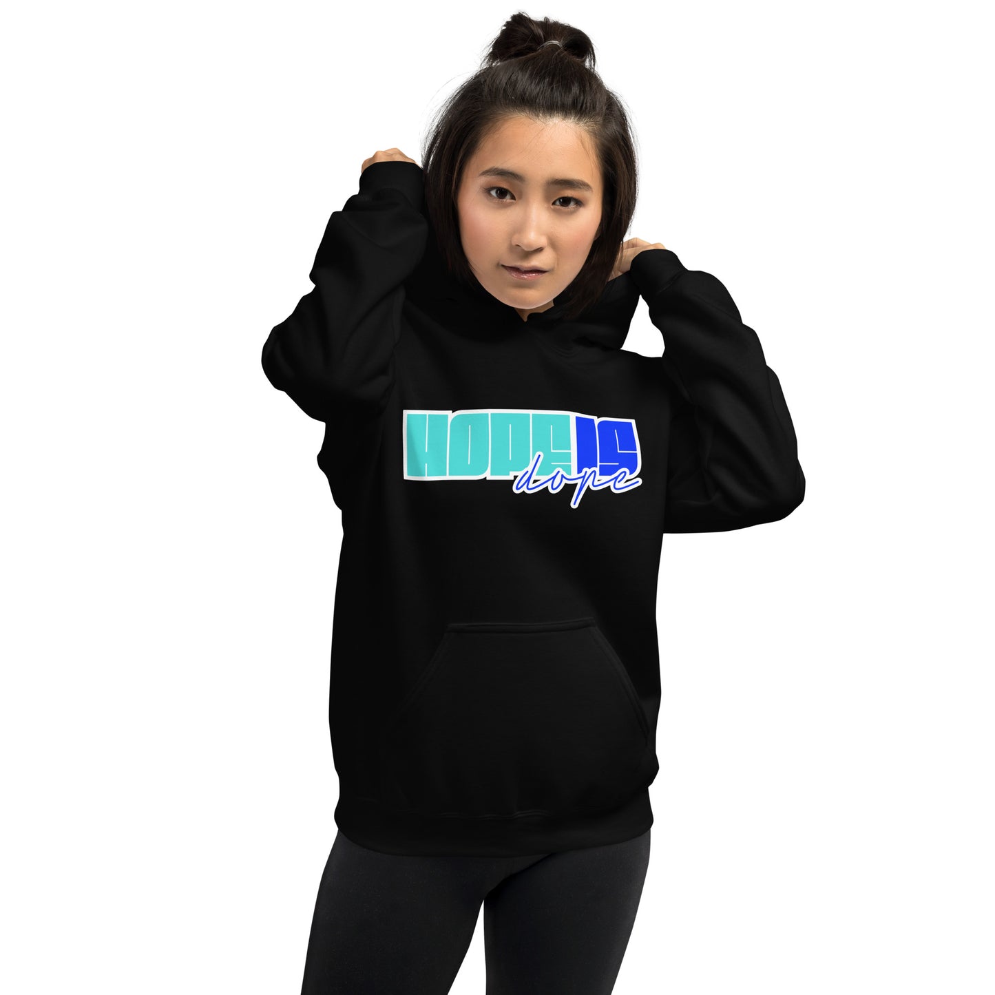 Hope is Dope Printed Front Unisex Hoodie