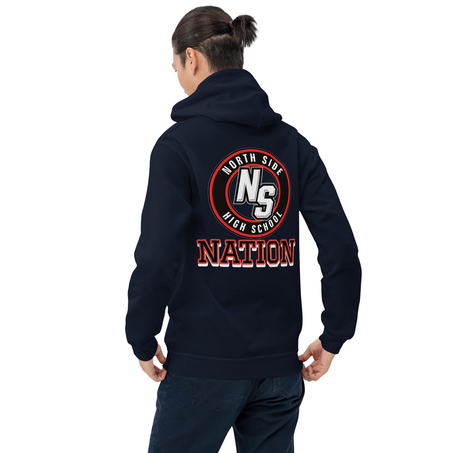 North Side H.S. Embroidered Front  Unisex Hoodie