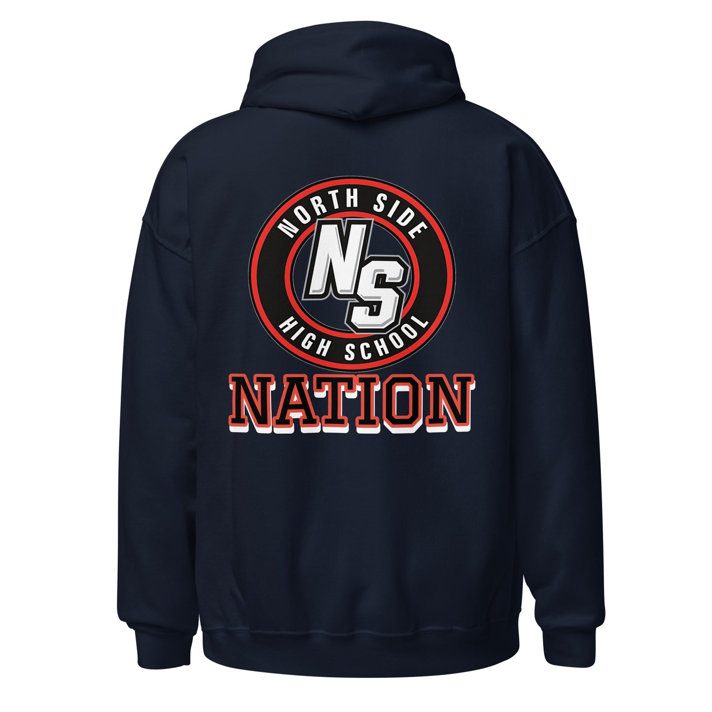 North Side H.S. Embroidered Front  Unisex Hoodie