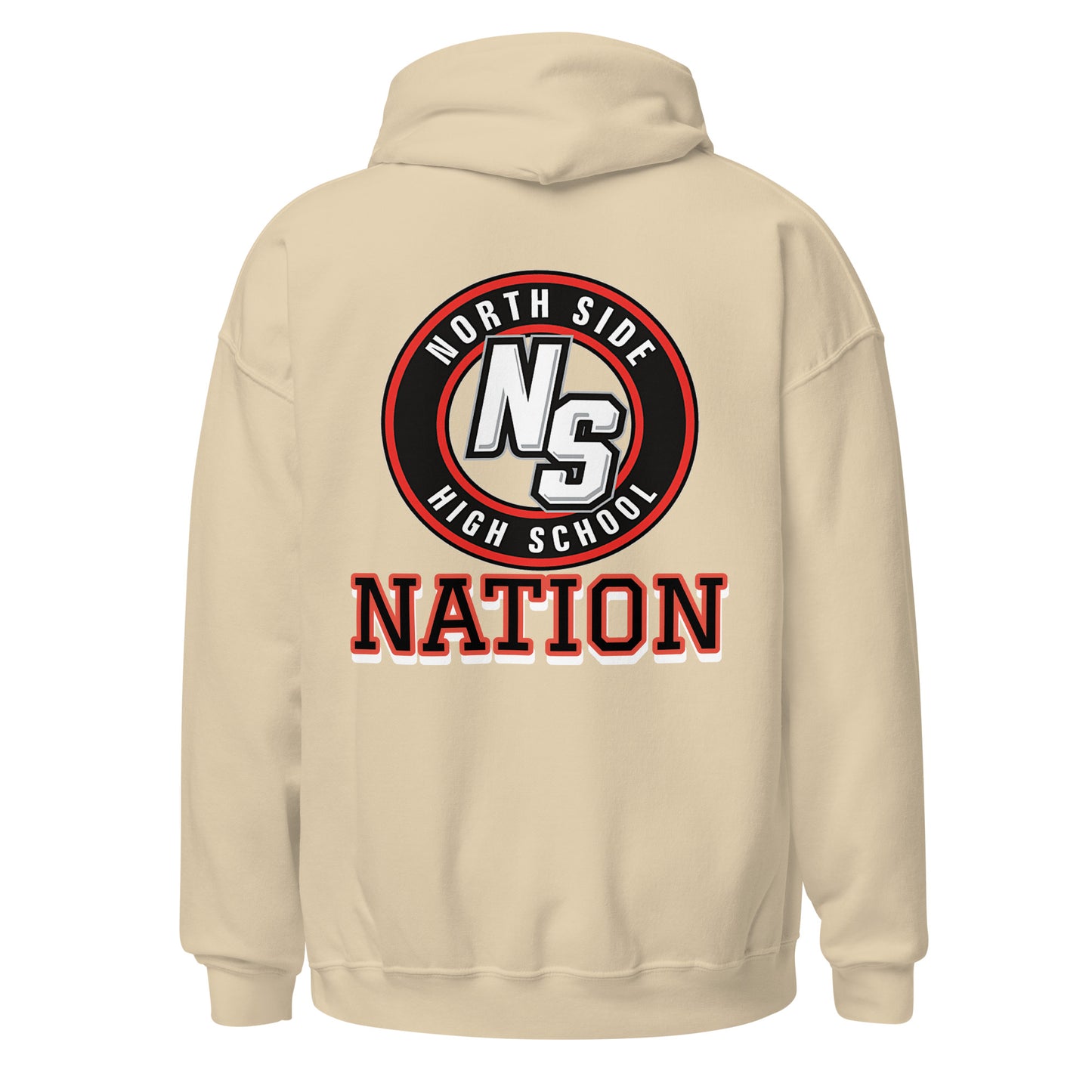 North Side H.S. Embroidered Front  Unisex Hoodie