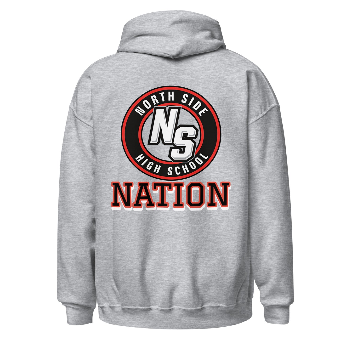 North Side H.S. Embroidered Front  Unisex Hoodie