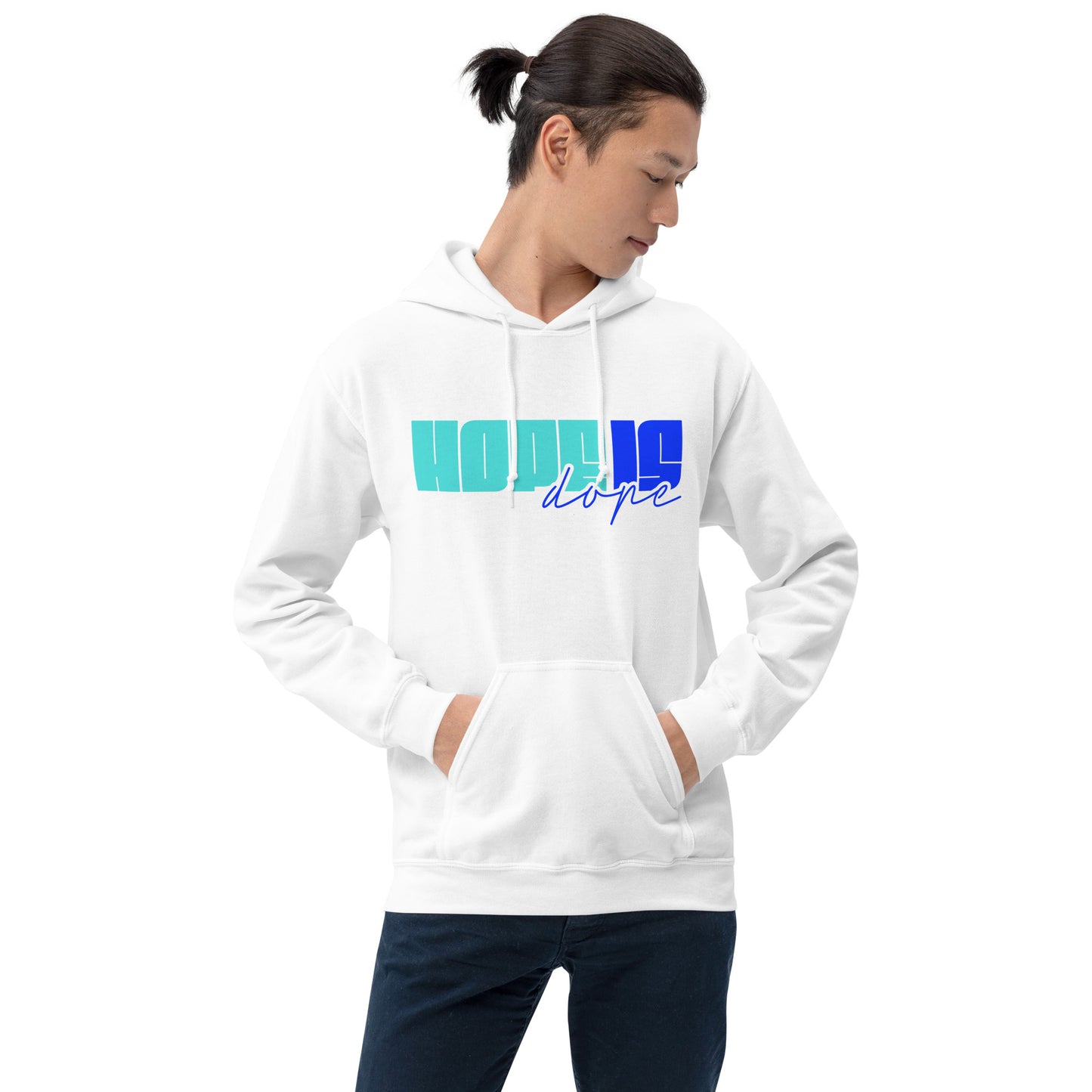 Hope is Dope Printed Front Unisex Hoodie