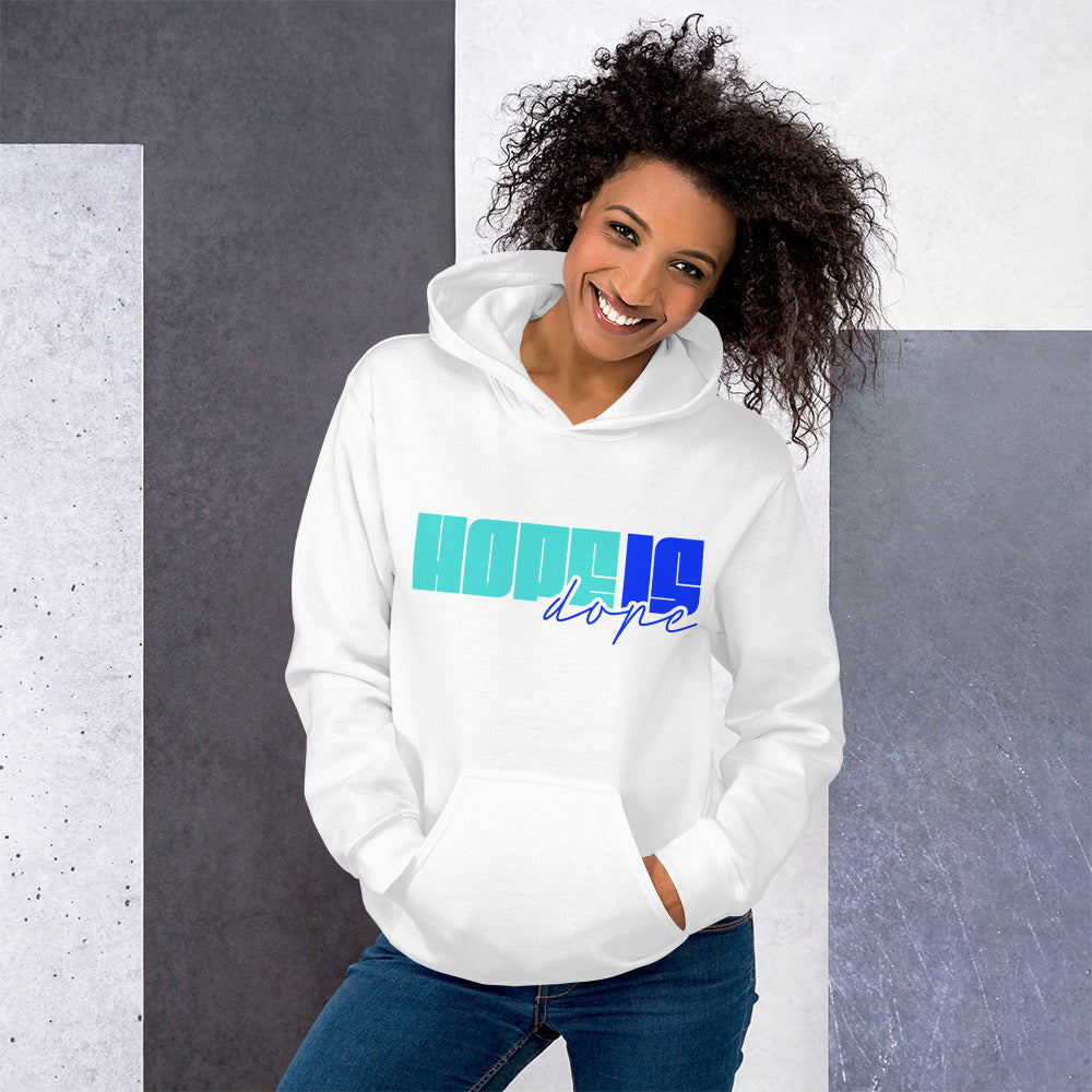 Hope is Dope Printed Front Unisex Hoodie