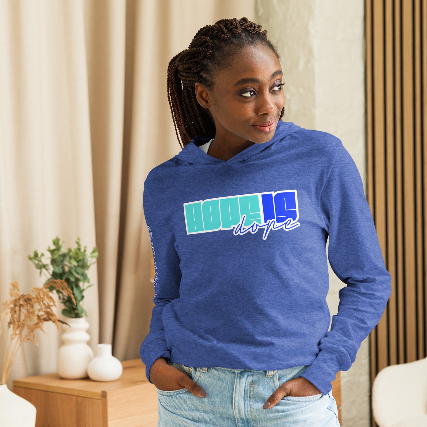 Hope is Dope- Hooded long-sleeve tee