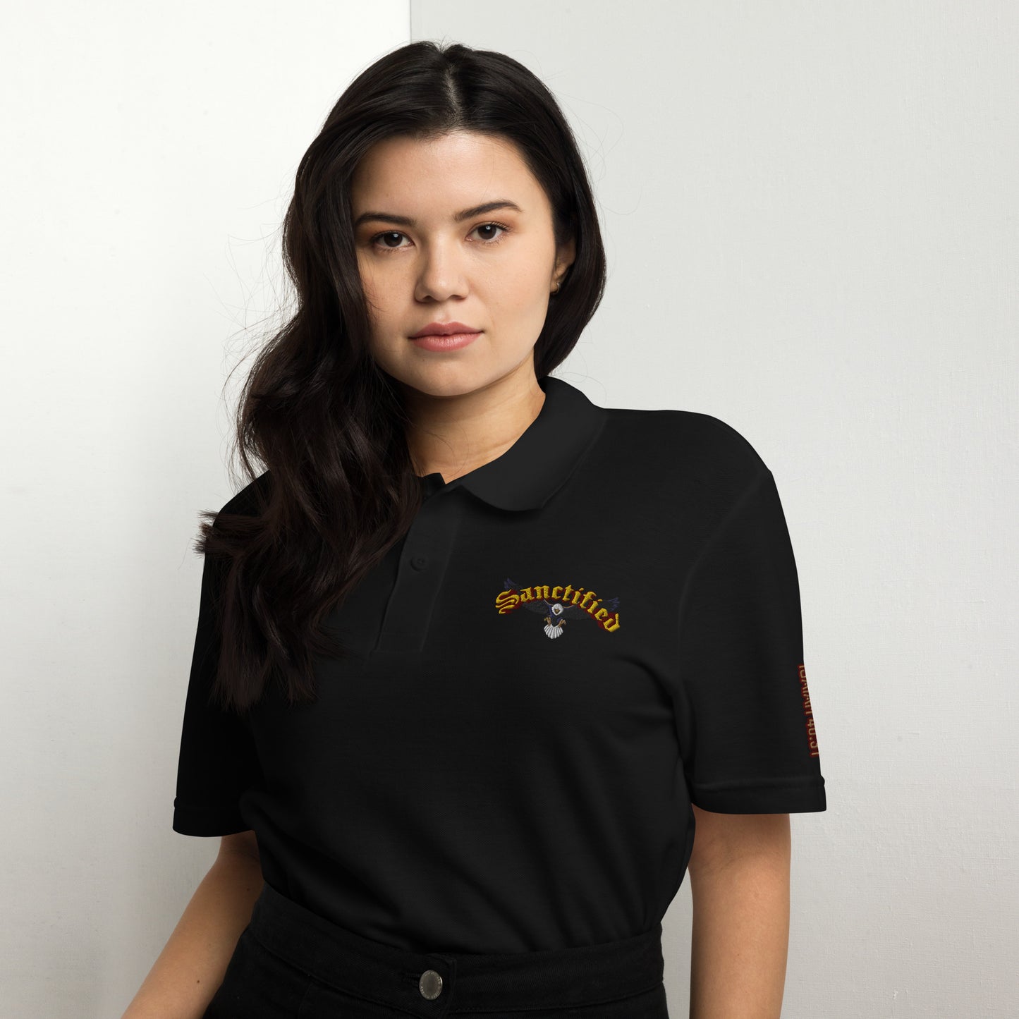 Eagles Wings- Unisex pique polo shirt