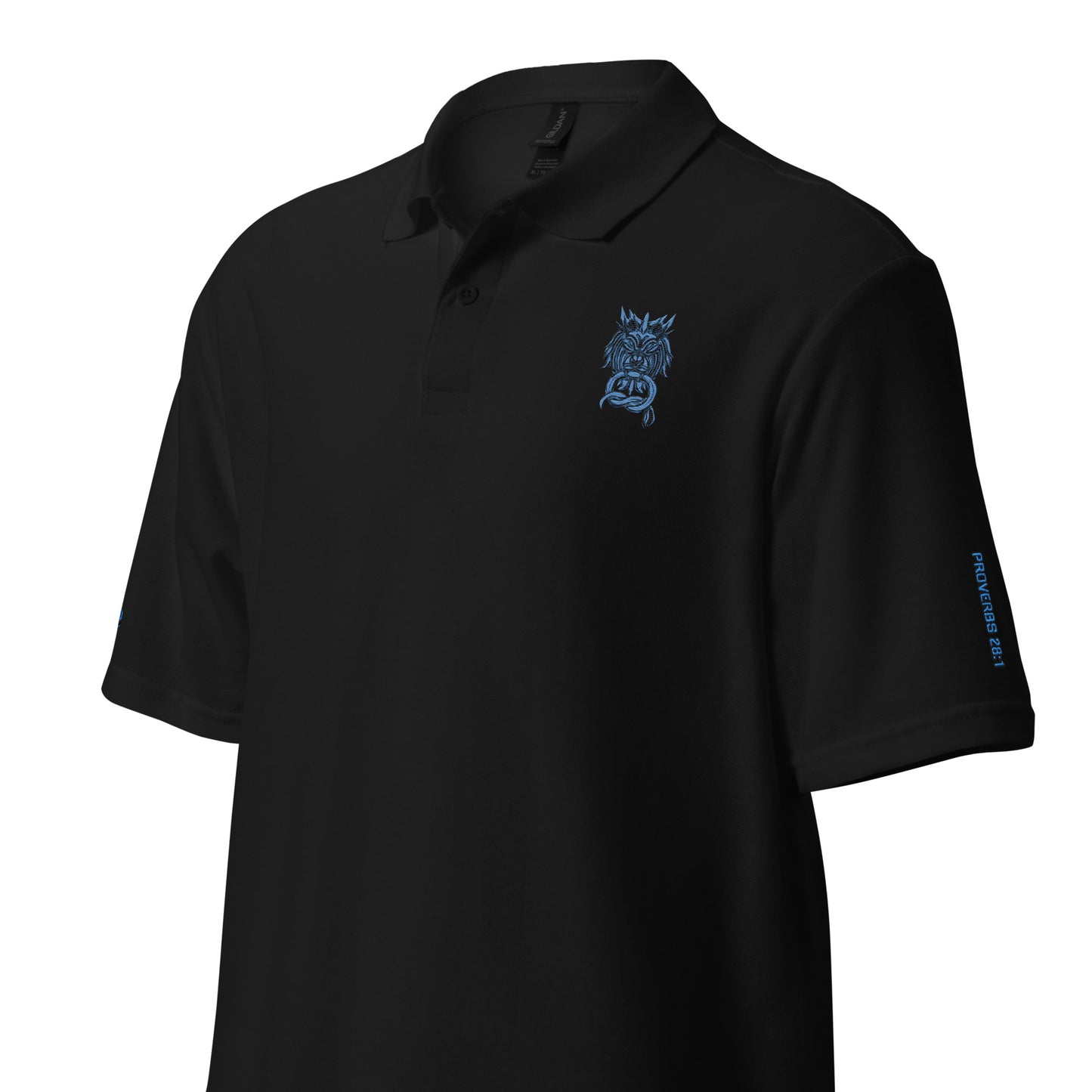 Bold as a Lion- Unisex pique polo shirt