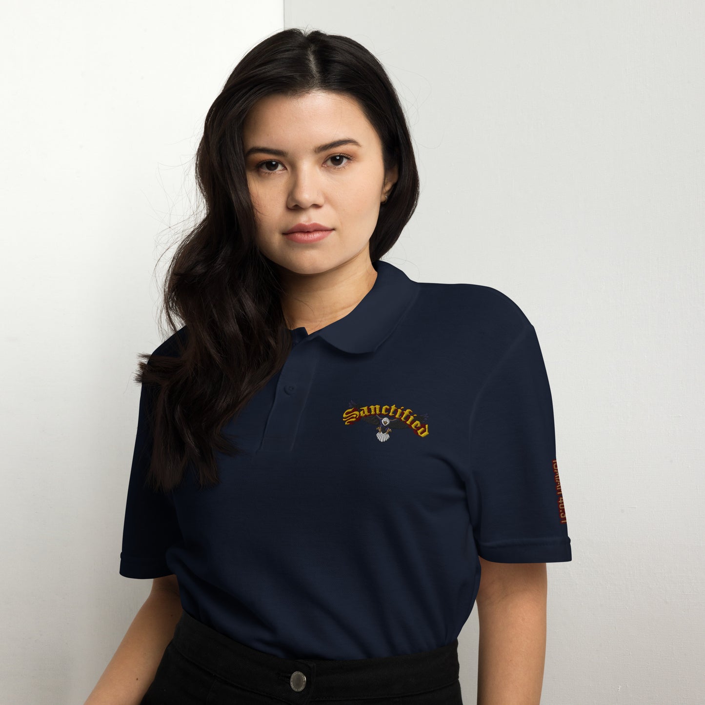 Eagles Wings- Unisex pique polo shirt