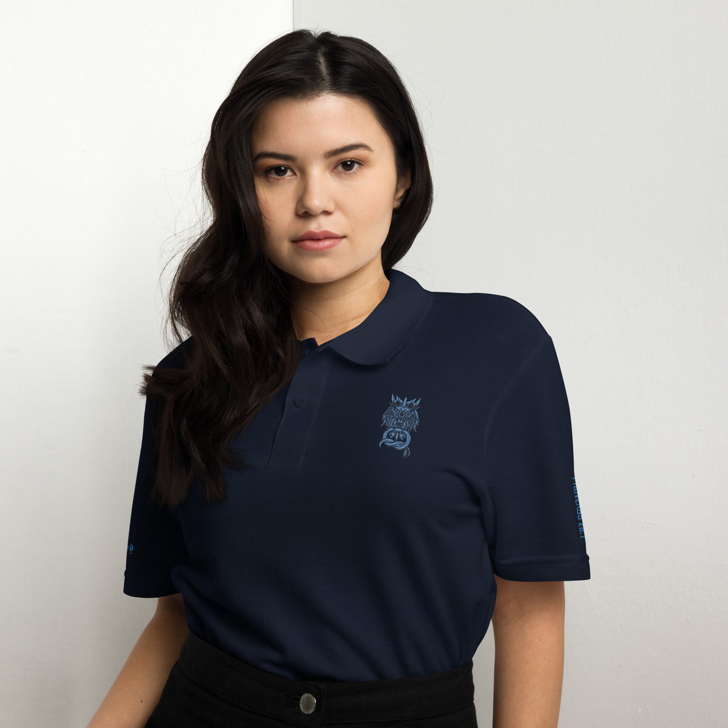 Bold as a Lion- Unisex pique polo shirt
