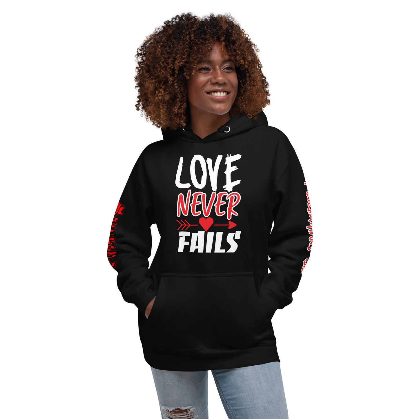 Love Never Fails- Unisex Hoodie