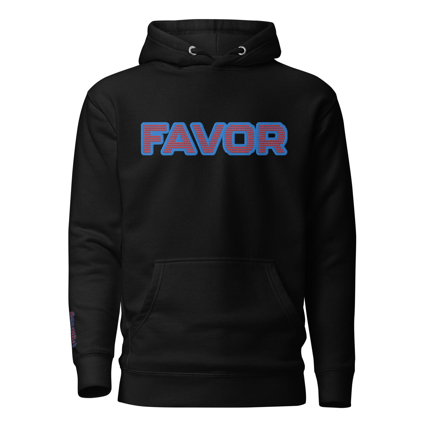 FAVOR- EMBROIDERED FRONT Unisex Hoodie