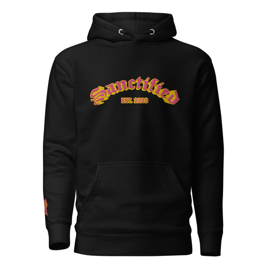 SANCTIFIED SIGNATURE- EMBROIDERED FRONT Unisex Hoodie