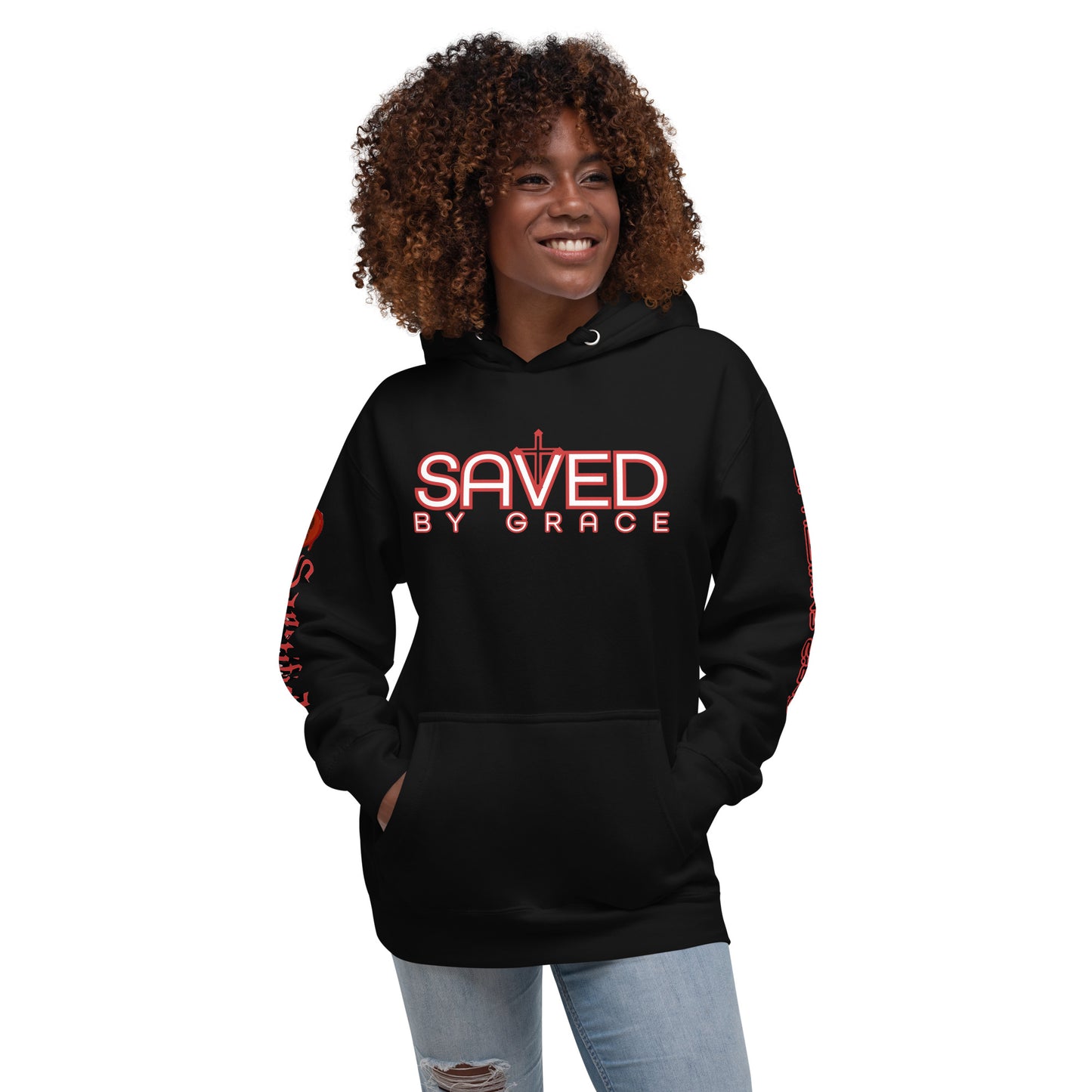 SAVED BY GRACE- Unisex Hoodie