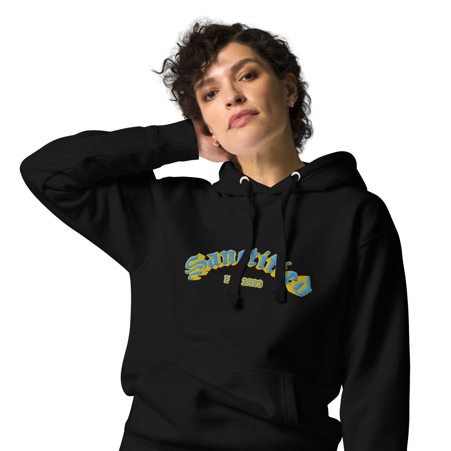 SANCTIFIED SIGNATURE- EMBROIDERED FRONT Unisex Hoodie