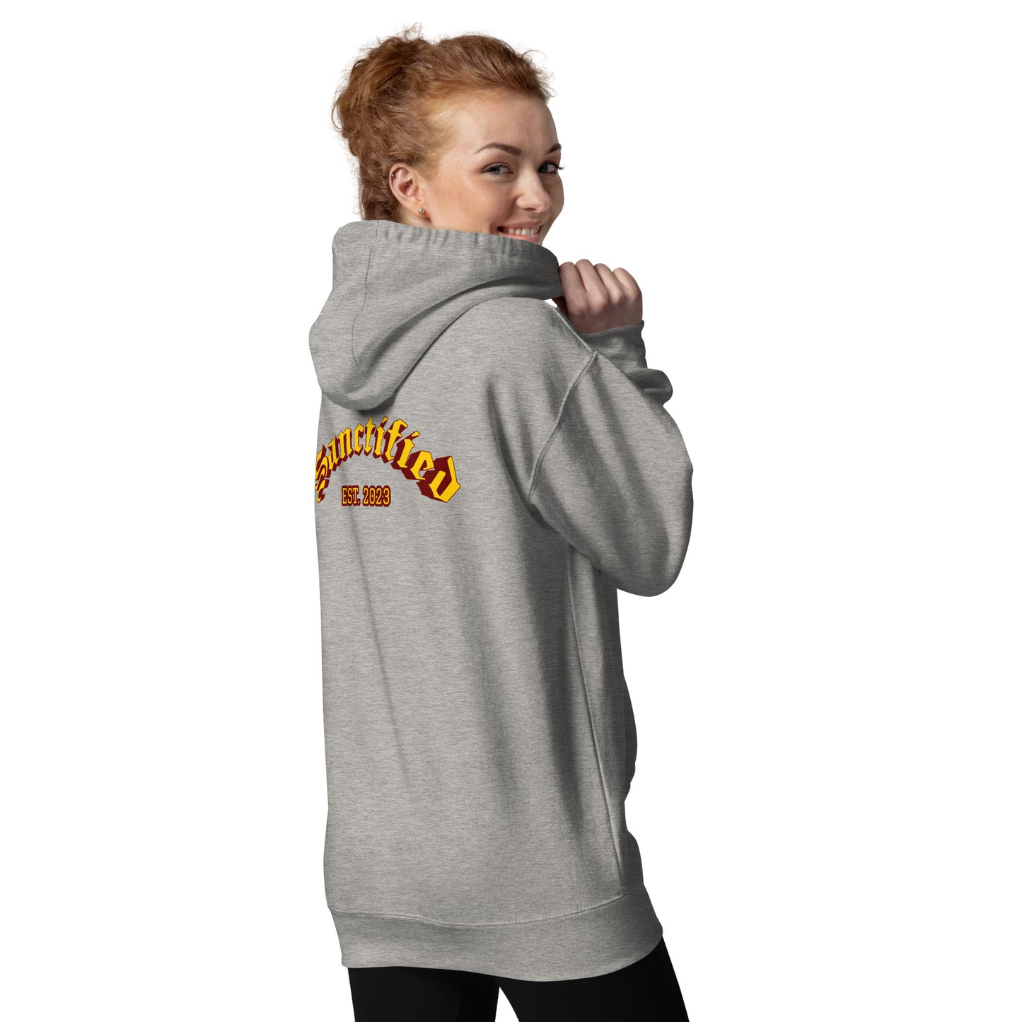 BOLD AS A LION- EMBROIDERED FRONT Unisex Hoodie