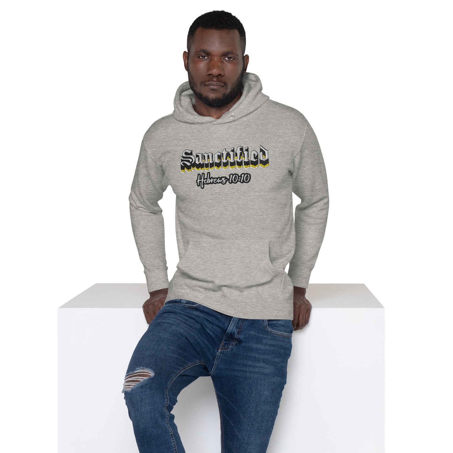 Sanctified Signature- Unisex Hoodie with Embroidered Front