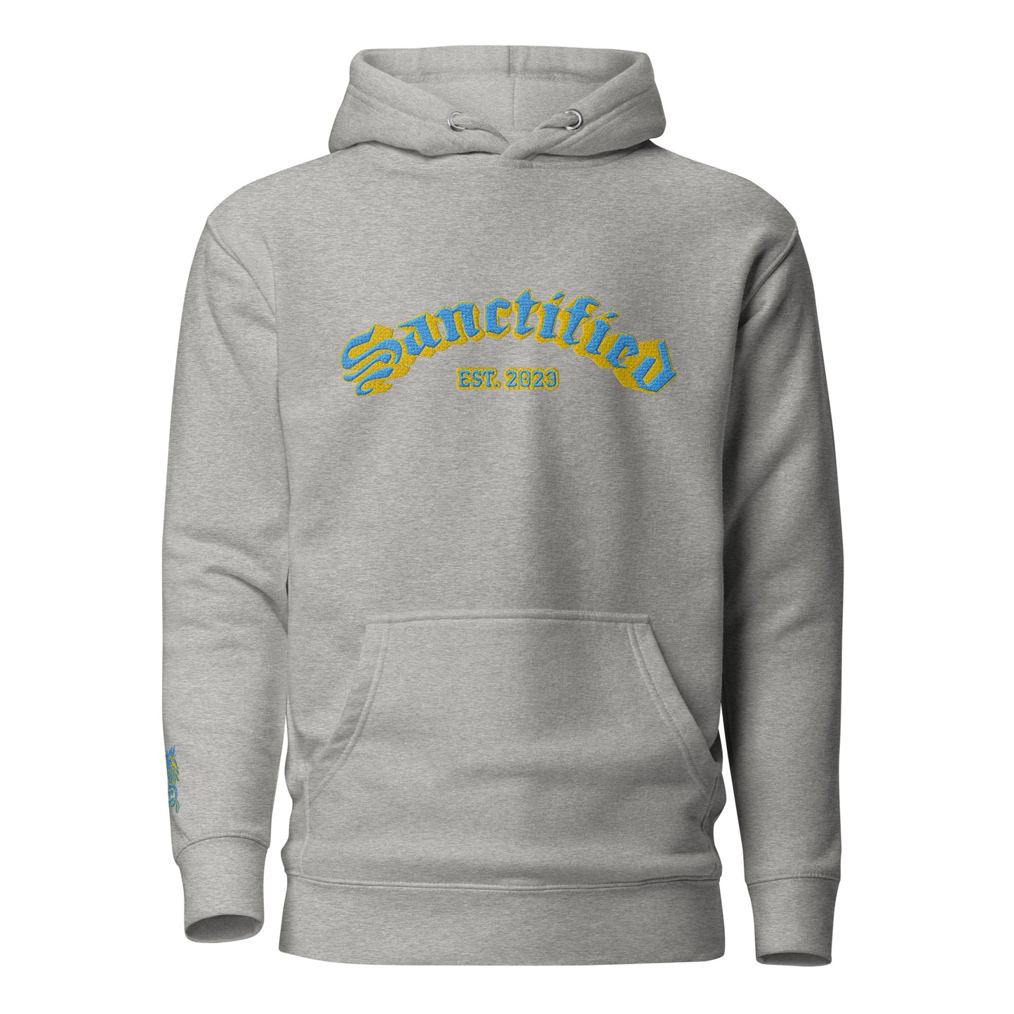 SANCTIFIED SIGNATURE- EMBROIDERED FRONT Unisex Hoodie