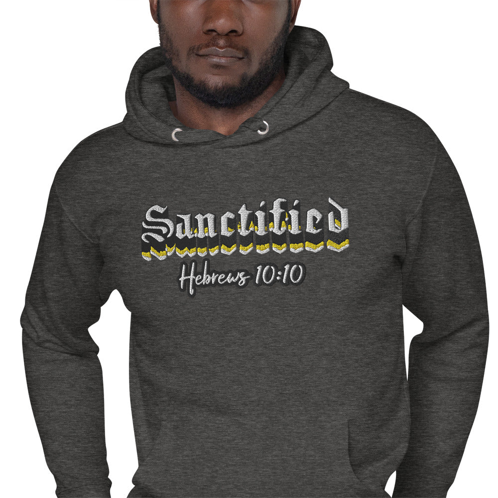 Sanctified Signature- Unisex Hoodie with Embroidered Front