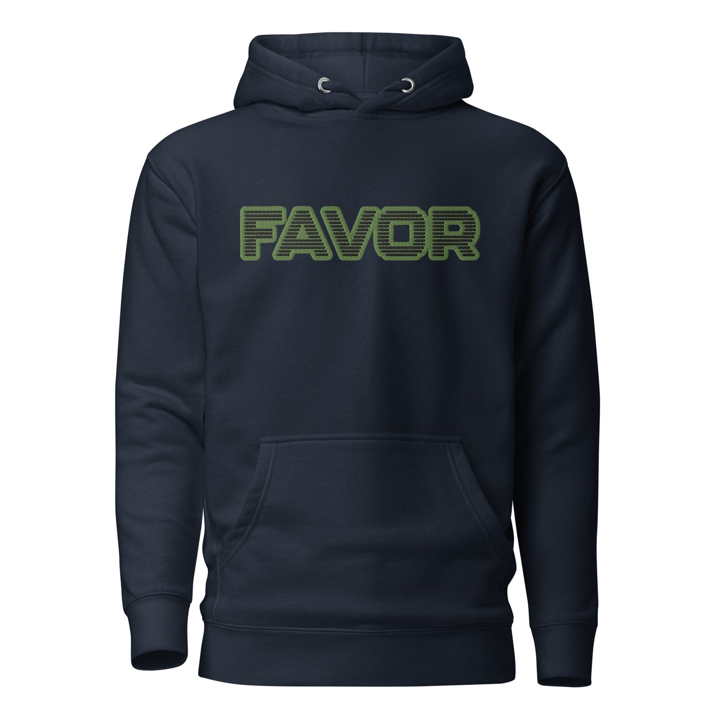 FAVOR- EMBROIDERED FRONT Unisex Hoodie