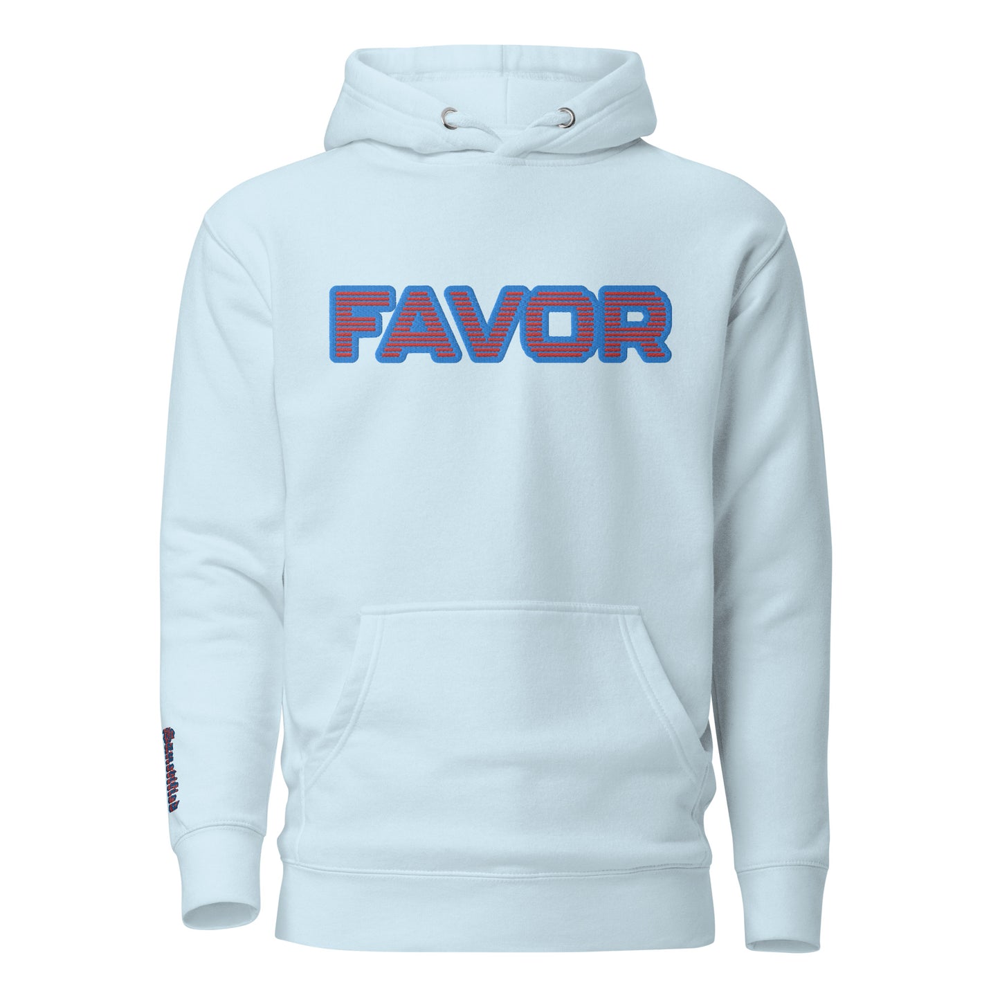 FAVOR- EMBROIDERED FRONT Unisex Hoodie