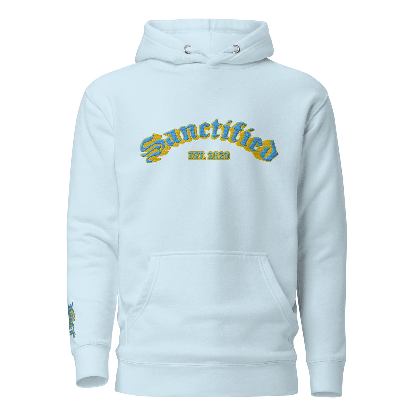 SANCTIFIED SIGNATURE- EMBROIDERED FRONT Unisex Hoodie