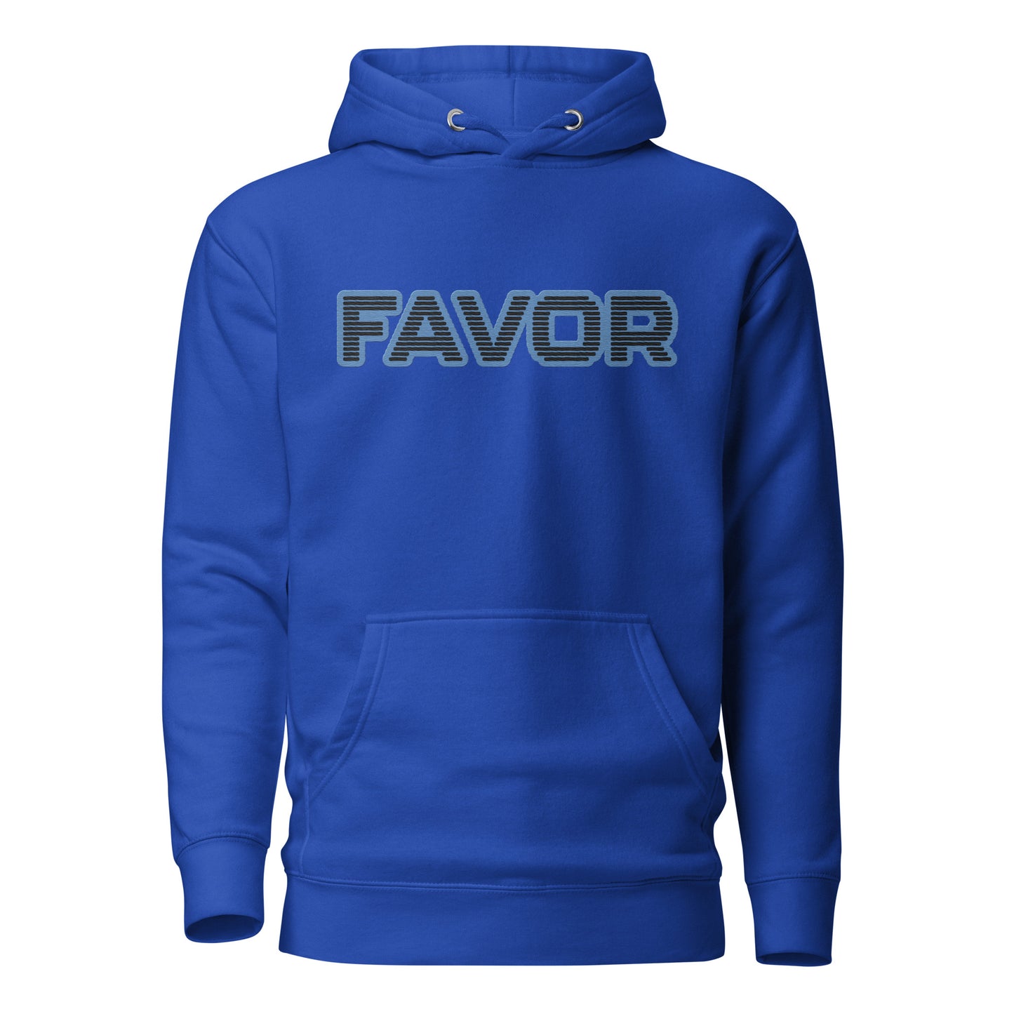 FAVOR- EMBROIDERED FRONT Unisex Hoodie